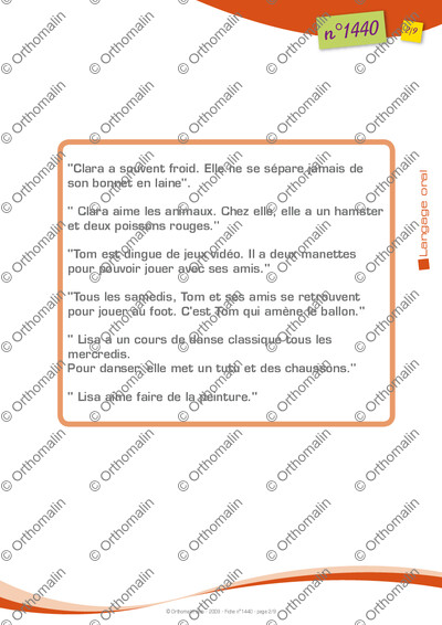 Page 2 de la fiche