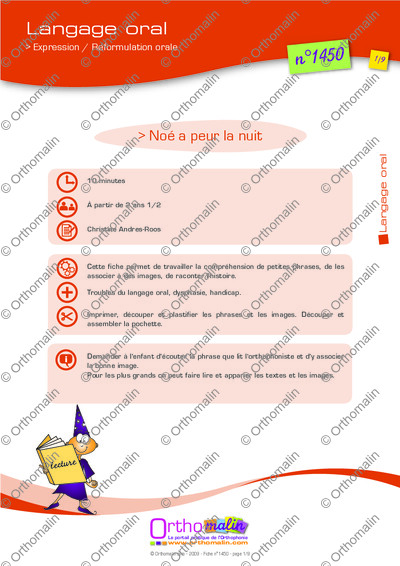 Page 1 de la fiche