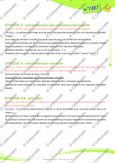 Page 3 de la fiche
