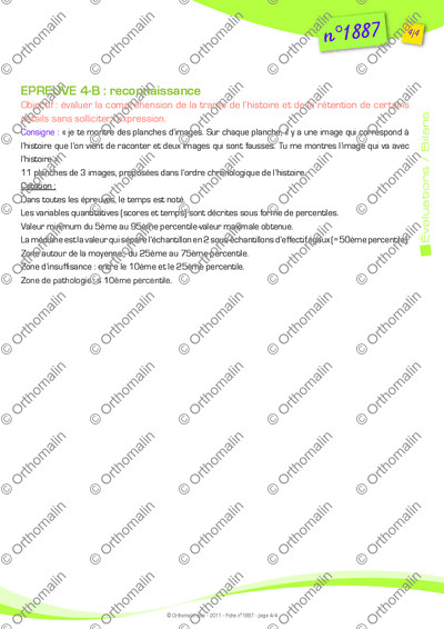 Page 4 de la fiche