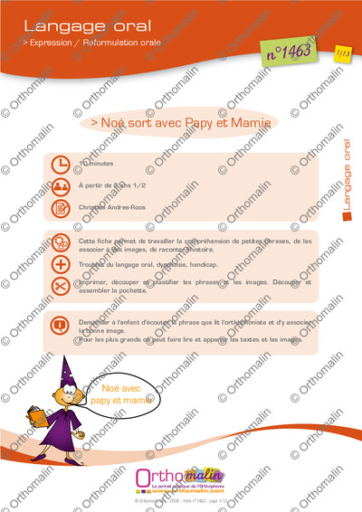 Page 1 de la fiche