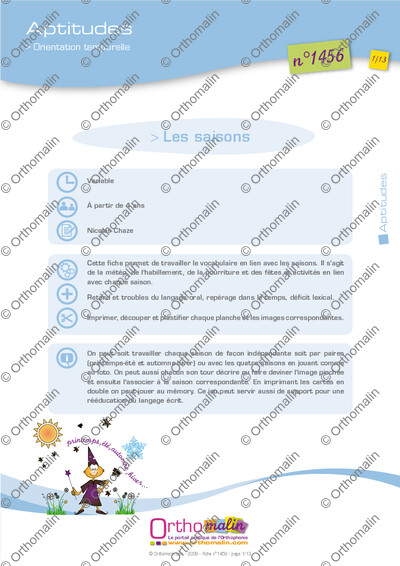 Page 1 de la fiche