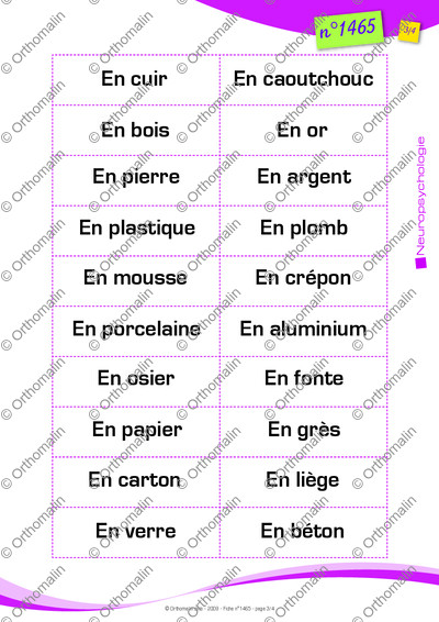 Page 3 de la fiche