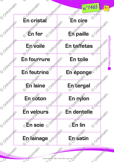 Page 4 de la fiche
