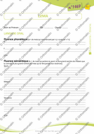Page 2 de la fiche