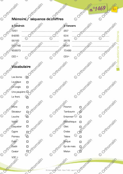 Page 5 de la fiche