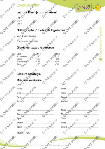 Page 6 de la fiche