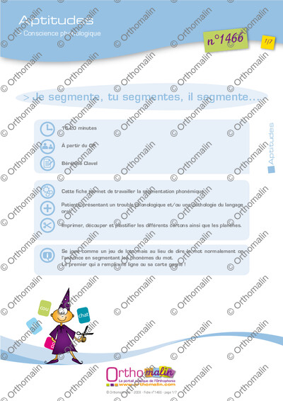 Page 1 de la fiche