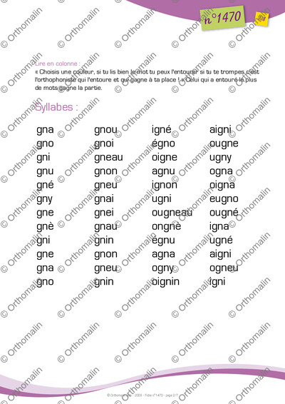 Page 2 de la fiche