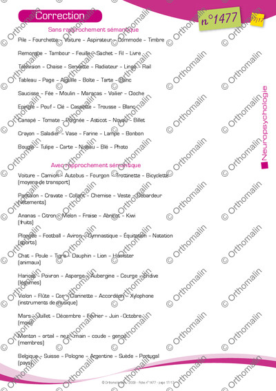Page 17 de la fiche