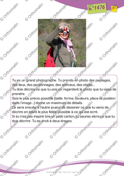 Page 2 de la fiche