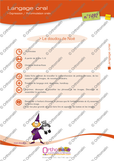Page 1 de la fiche