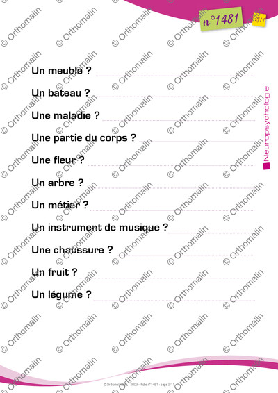 Page 2 de la fiche