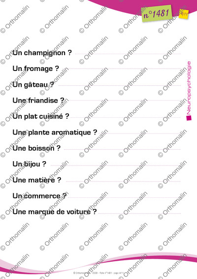 Page 4 de la fiche
