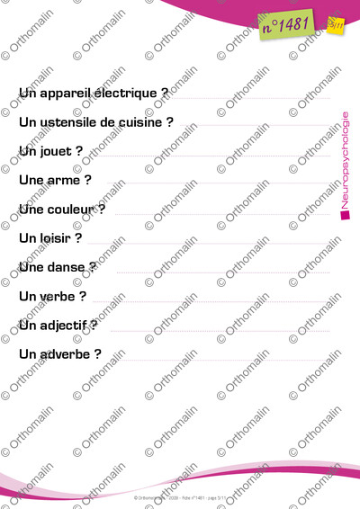 Page 5 de la fiche