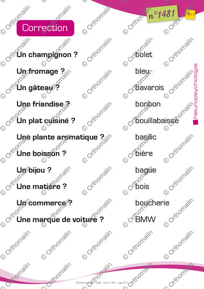 Page 9 de la fiche