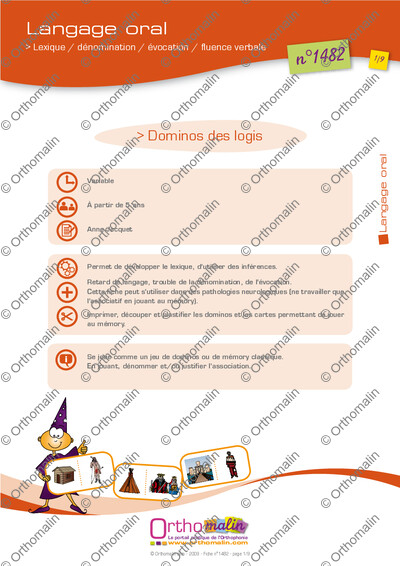 Page 1 de la fiche