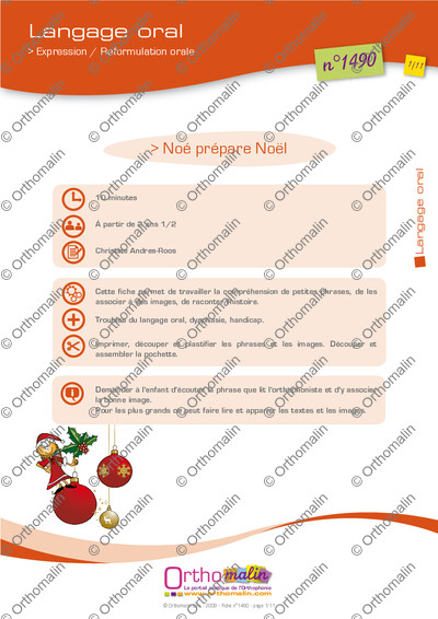 Page 1 de la fiche