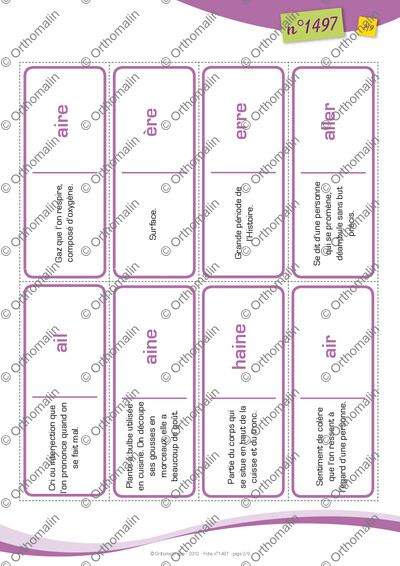 Page 2 de la fiche