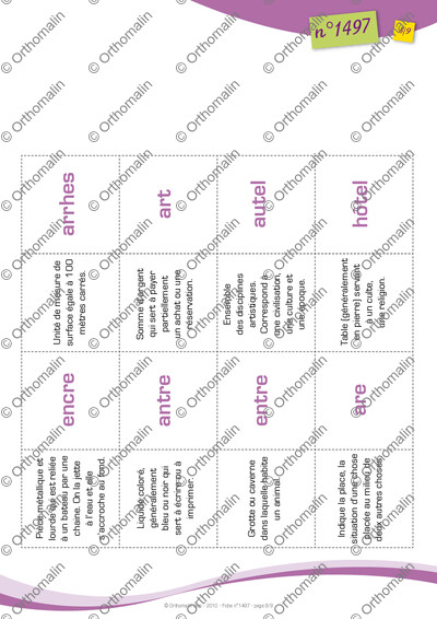 Page 8 de la fiche
