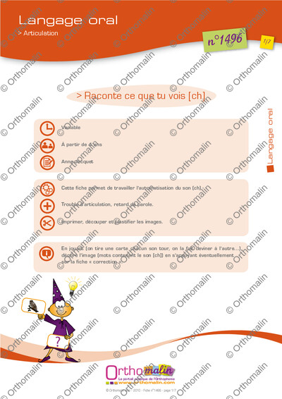 Page 1 de la fiche