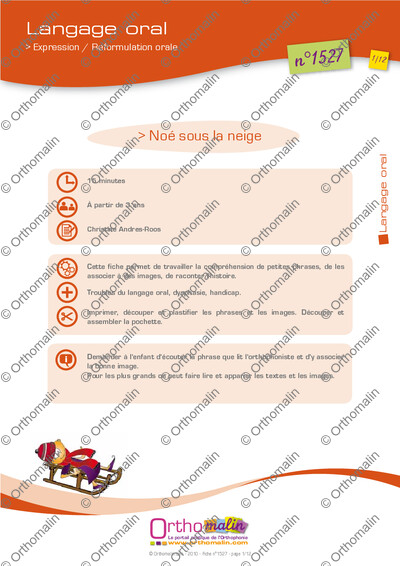 Page 1 de la fiche