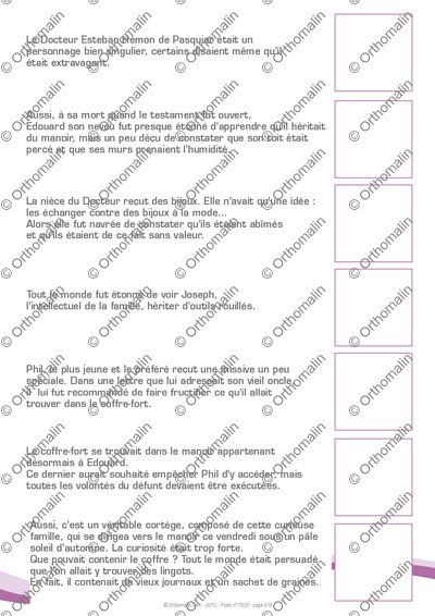 Page 2 de la fiche