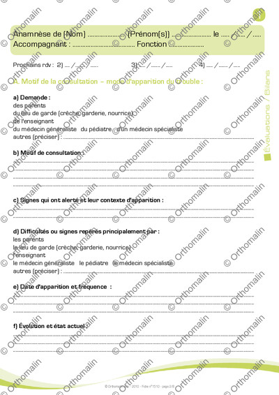 Page 2 de la fiche