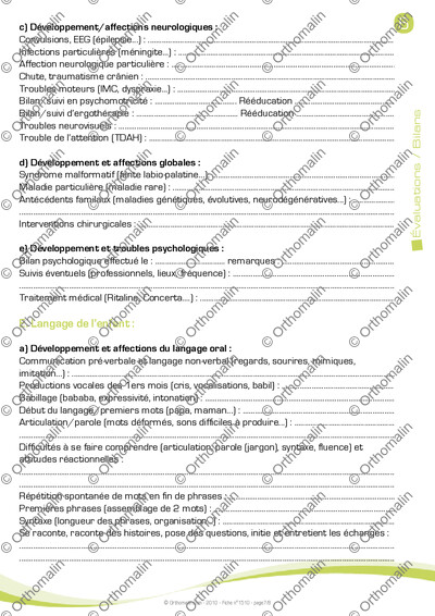 Page 7 de la fiche