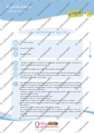 Page 1 de la fiche