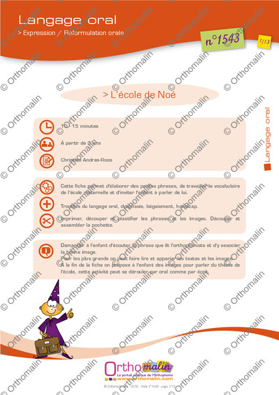 Page 1 de la fiche