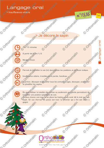 Page 1 de la fiche