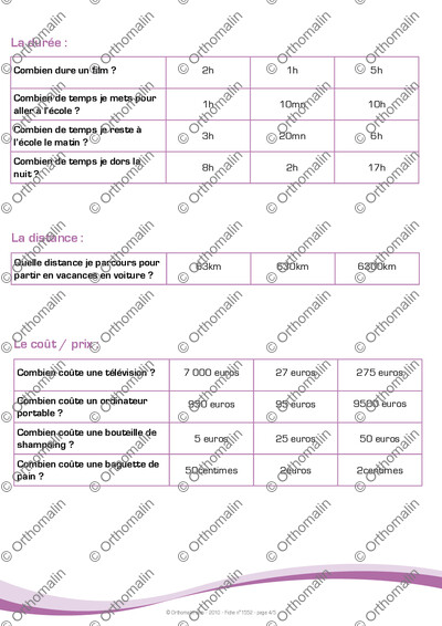 Page 4 de la fiche