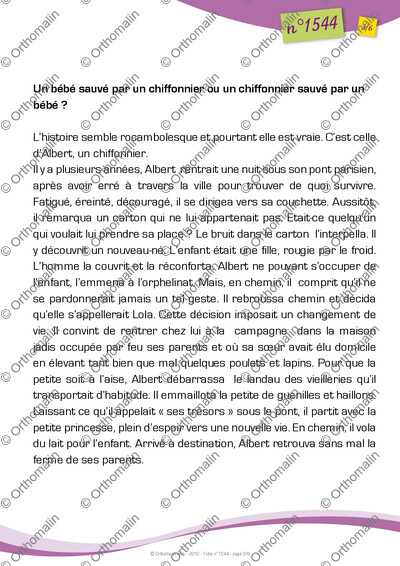 Page 3 de la fiche