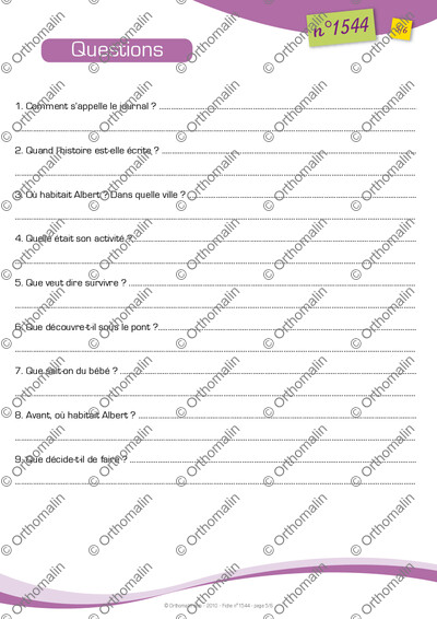 Page 5 de la fiche