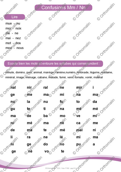 Page 3 de la fiche