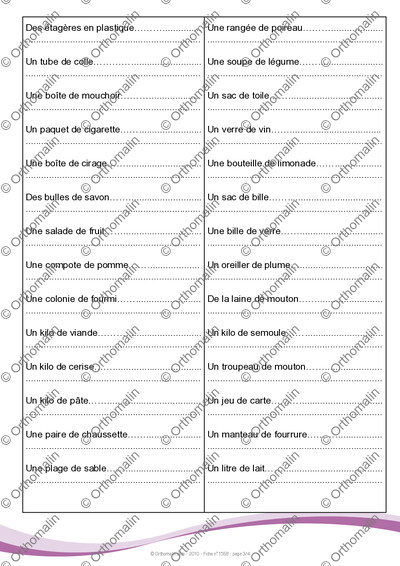 Page 3 de la fiche