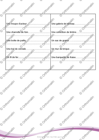 Page 4 de la fiche
