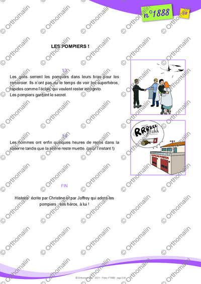 Page 5 de la fiche