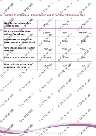 Page 3 de la fiche