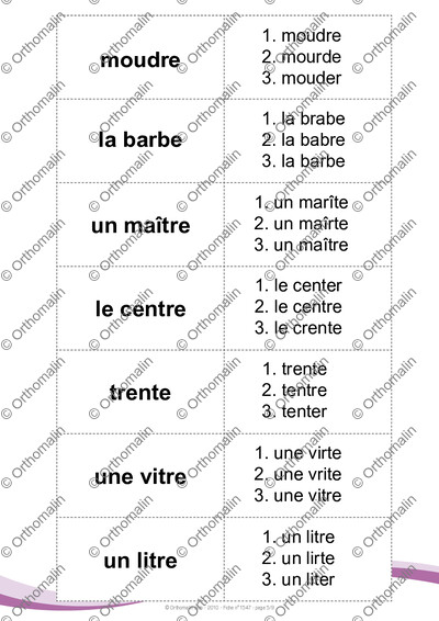 Page 5 de la fiche