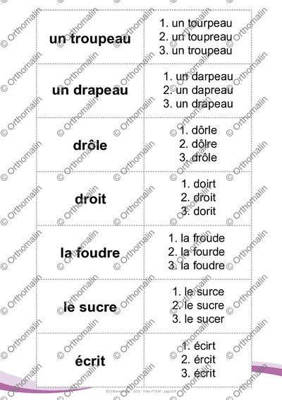 Page 6 de la fiche