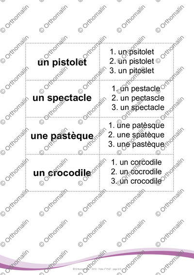Page 9 de la fiche