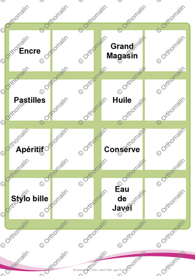 Page 7 de la fiche