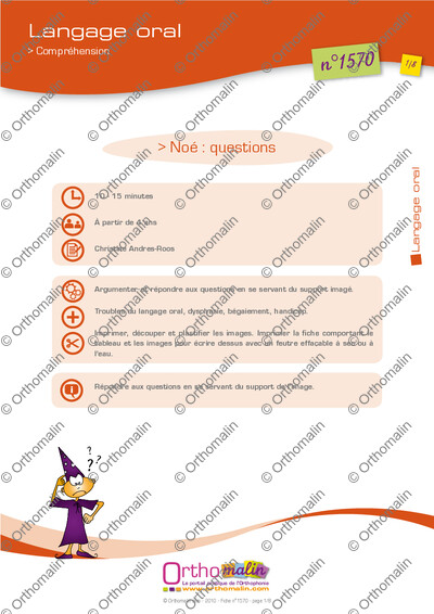 Page 1 de la fiche