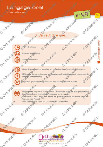 Page 1 de la fiche