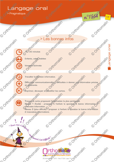 Page 1 de la fiche