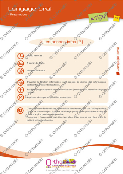 Page 1 de la fiche