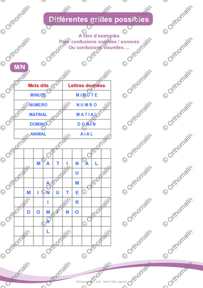 Page 9 de la fiche