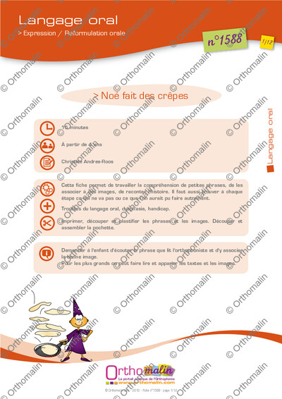 Page 1 de la fiche